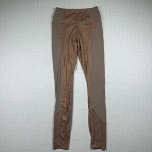 Nike Dri-FIT Women’s Brown High Rise Training Leggings Small Athletic Yoga Pants